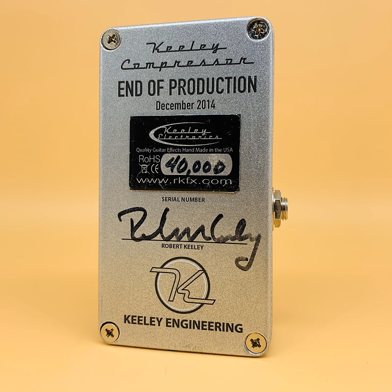 Keeley Compressor 初期型 2 ノブ 旧ロゴ #1208 Keeley 2-knob Compressor Pedal | Sweetwater