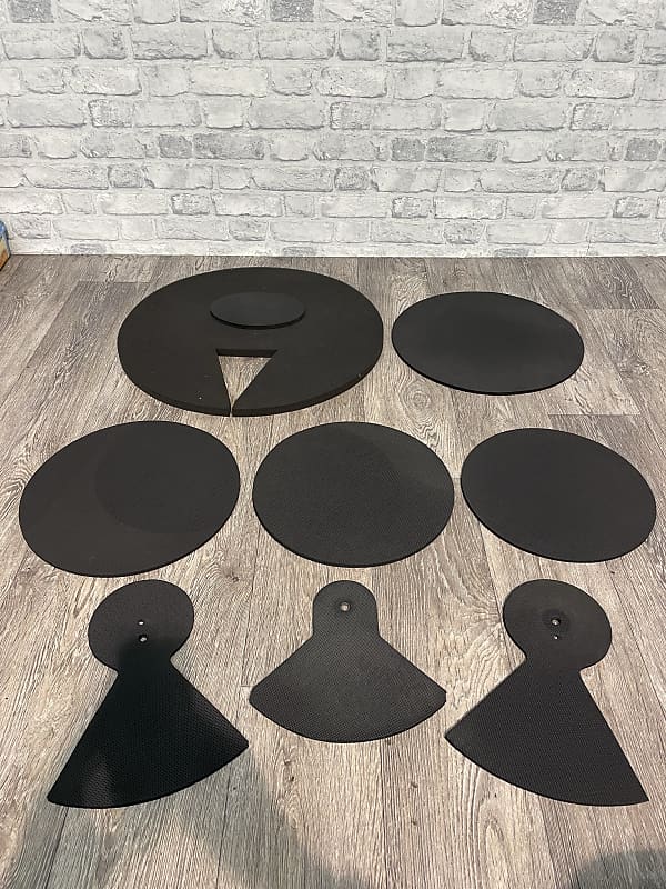 Drum Silencer Practice Foam Pads 22" 16” 13” 13” 12” x8 Reverb