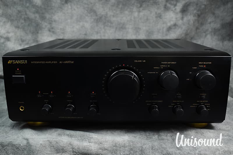 Sansui AU-α607XR Black Integrated Amplifier in Excellent Sansui AU-α607XR Black Integrated Amplifier in Excellent