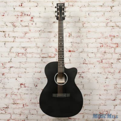 Martin OMC-X1E-01 Acoustic Guitar Matte Black image 2