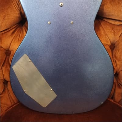 1960s Silvertone Bass Guitar - Custom Blue Sparkle image 4