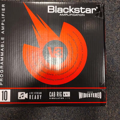 Blackstar ID:CORE 10 V3 Stereo 10-Watt 2x3" Digital Modeling Guitar Combo 2021 - Present - Black image 1