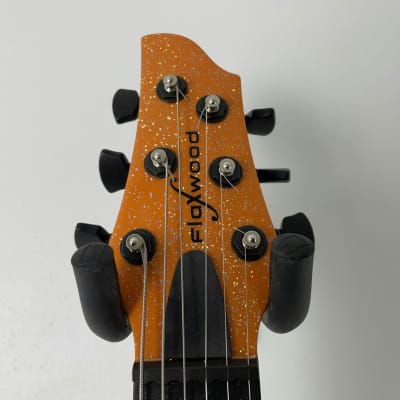 Used Flaxwood PHOENIX ORANGE SPARKLE Electric Guitars Orange image 2