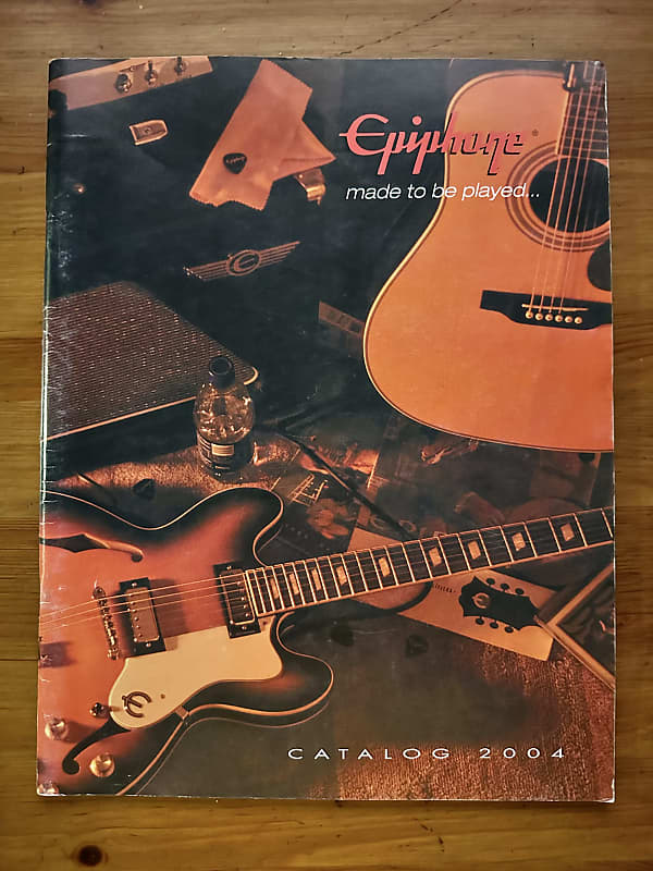 Epiphone 2004 Guitar Catalog 2004 Reverb
