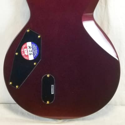 ESP LTD EC-1000 Set Neck Electric Guitar - Gold Andromeda, 2022, w/ESP Hard Shell Case image 12