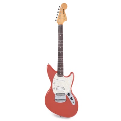 Fender Artist Kurt Cobain Jag-Stang Fiesta Red image 4