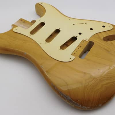 3lbs 12oz BloomDoom Nitro Lacquer Aged Relic Natural S-Style Vintage Custom Guitar Body image 5