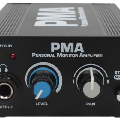 Elite Core PMA Personal Monitor Headphone/Earphone Amplifier Amp w/10' Ext Cable image 7