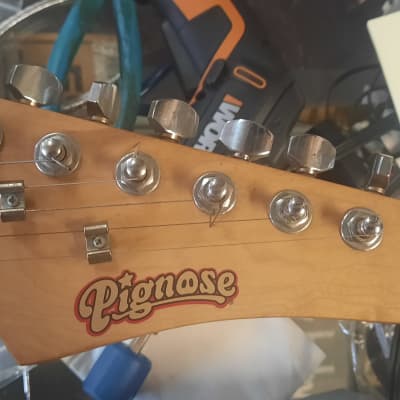 Pignose Stratocaster Electric Guitar Burst RARE ***FREE SHIPPING*** image 10