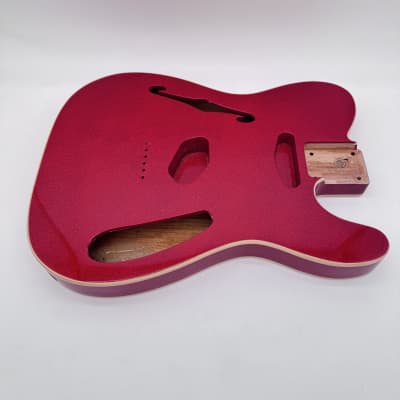 Hoodoo Telecaster Thinline Double Bound Alder Body Light New HTB4101 image 2
