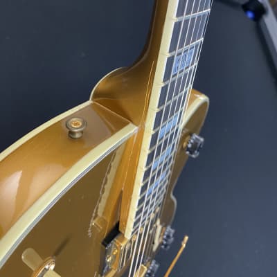 Video! Unreleased 1993 Gibson R+D Chet Atkins Country Gentleman 100th Anniversary 1994 - All Gold w/ Diamond Headstock + Block Inlays image 25