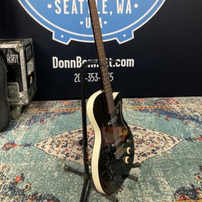 Tom Hamilton's Aerosmith, Danelectro Baritone Bass Signed! Authenticated! Black (#20) image 19