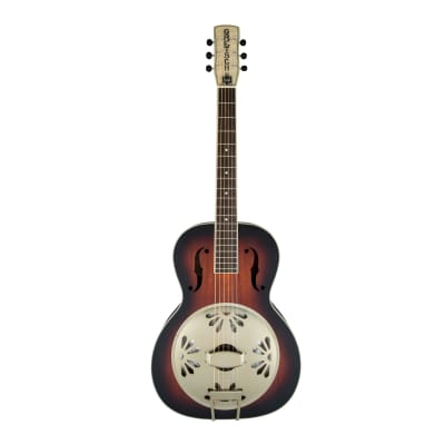 Gretsch G9240 Alligator Mahogany Round Neck Resonator 6-String Guitar with Padauk Fingerboard (Right-Handed, 2-Color Sunburst) image 1