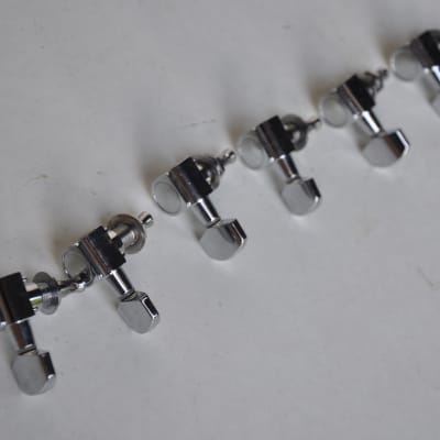 6 In-Line PING Guitar Tuners Chrome Fender Stratocaster Telecaster Strat/Tele image 1