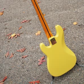 Fender Squier pj Precision Bass 2006 Gibson TV Yellow KUSTOM image 9