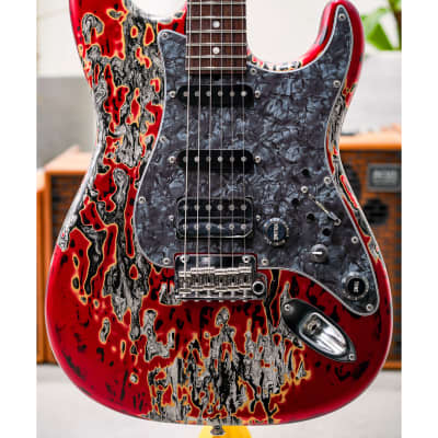 James Tyler USA LA Studio Classic HSS-Burning Water 2K w/Duncan