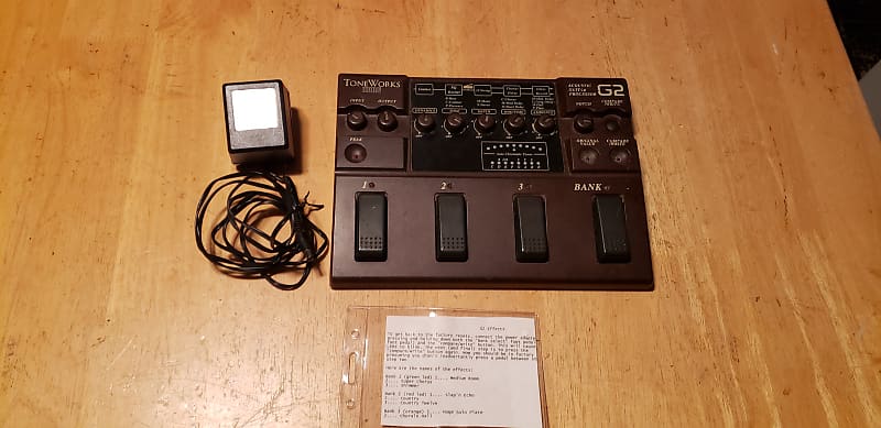 KORG G2 アコースティック KORG ToneWorks G2 ACOUSTIC GUITAR PROCESSOR Used with Manual