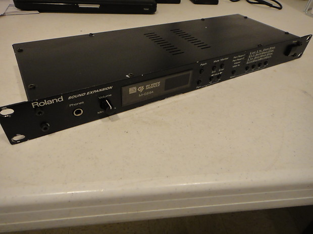 Roland M-GS64: GM/GS sound module (rackmount SC-88) | Reverb Roland M-GS64: GM/GS sound module (rackmount SC-88) | Reverb