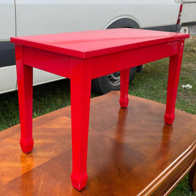 Red Piano Bench image 3