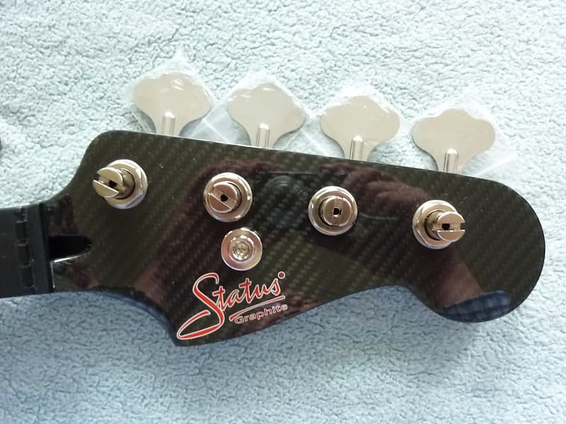 STATUS BASS ピックアップ　Jazz bassタイプ Status Graphite Jazz Bass Neck with Hipshot HB6 tuners 2019 | Reverb
