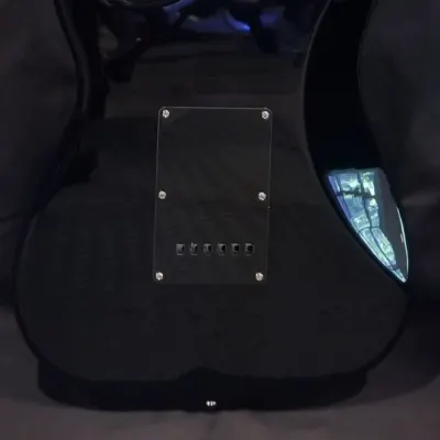 Custom Fender Squier Stratocaster Gilmour Black Strat Inspired with Nitro Neck USA Pickups image 8