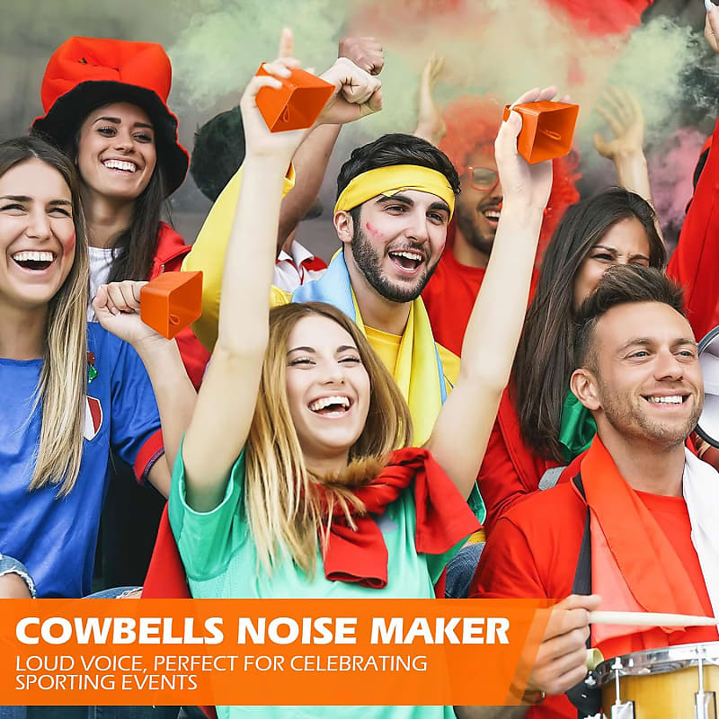 12 Pack Metal Cow Bells Noise Makers With Handle 3 Inch Hand Percussion  Cowbells Bulk Loud Call Bell For Sporting Events Cheering Football Games  Team