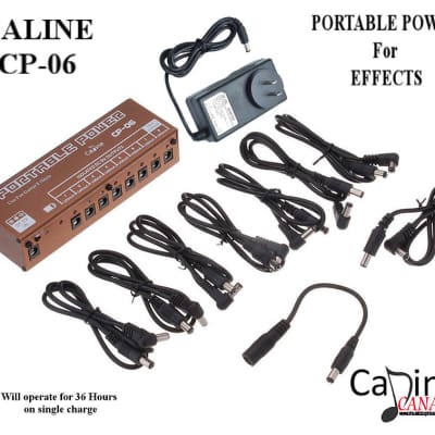 Caline CP 06 Portable Rechargeable 9V Power Supply 4 Effects Stomp Pedals Free Shipping image 2