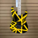 EVH Striped Series Black w/ Yellow Stripes & PLEK*D #895