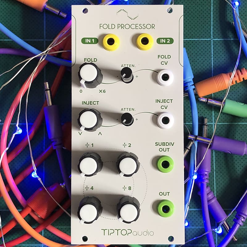 Tiptop Audio Fold Processor 12 HP Eurorack Module Reverb