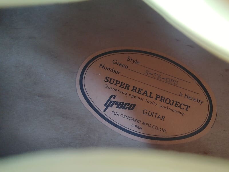 クリスマスツリー特価！ Real Super K-FA-ORN Japan Greco 1987 (Gretsch Guitar 6120) ギター