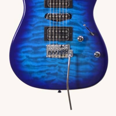 Ibanez Ibanez GRX70QA-TBB Electric Guitar 2023 - Transparent Blue Burst image 2