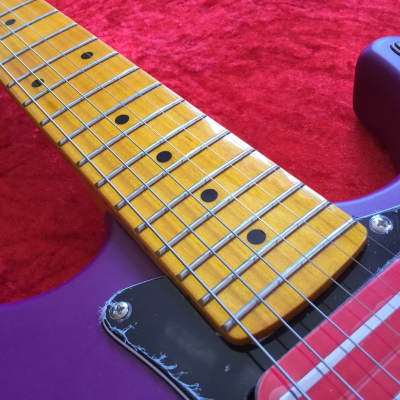 Martyn Scott Instruments Custom Built Partscaster Guitar in Matt Purple image 14