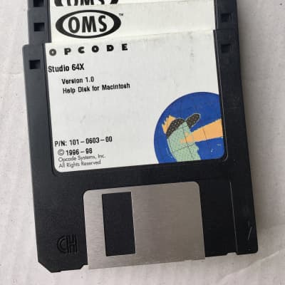 Opcode Studio 64X 1996-1998 Diskettes image 1