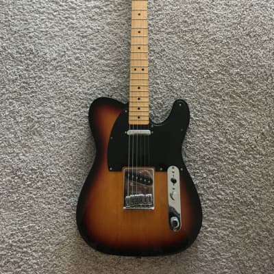Fender Standard Telecaster 2014 2-Tone Sunburst MIM Maple Neck Guitar + Gig Bag image 1
