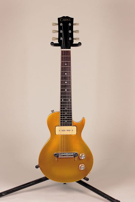 Very Rare. Camel MINI Les Paul 198* GOLD TOP and P-90. image 1