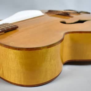 Circa 1940s Kay K-42 Vintage Archtop Acoustic Guitar Natural Finish image 12