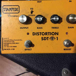 ギター Providence STAMPED DISTORTION SDT-1 Providence SDT-1 Stampede Distortion Made in Japan Guitar