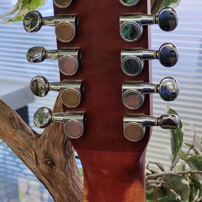 Art & Lutherie 12-String Cedar Antique Burst Acoustic Guitar w/ Hard Case image 12
