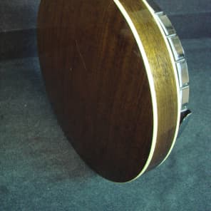 Vintage Iida Custom Made Model 231 5-String Closed Back Banjo W/Hardshell Case image 7