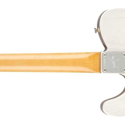 Fender Jimmy Page Mirror Telecaster Electric Guitar, White Blonde, Rosewood Fingerboard image 3