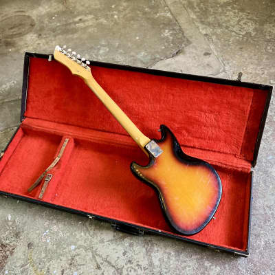 Kay ET-200 electric guitar 1960’s - Teisco bizarre MIJ Japan original vintage image 7