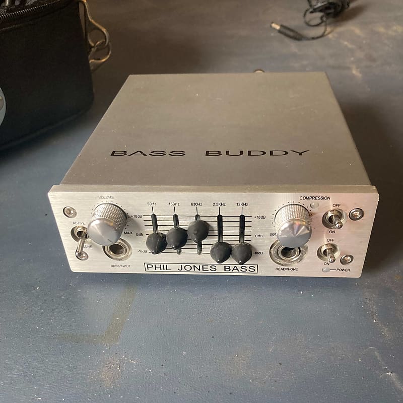 Phil Jones Bass Buddy silver aluminum | Reverb