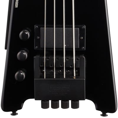 Steinberger Spirit XT-2 Standard Electric Bass, Left-Handed (with Gig Bag), Black image 2