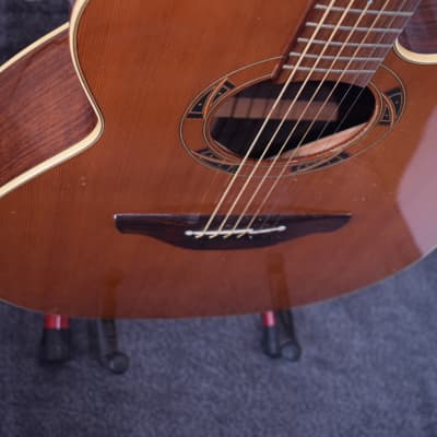 Takamine PSF45C Legacy Series Santa Fe NEX Cutaway Acoustic/Electric Guitar 1990's Cedar Gloss image 3