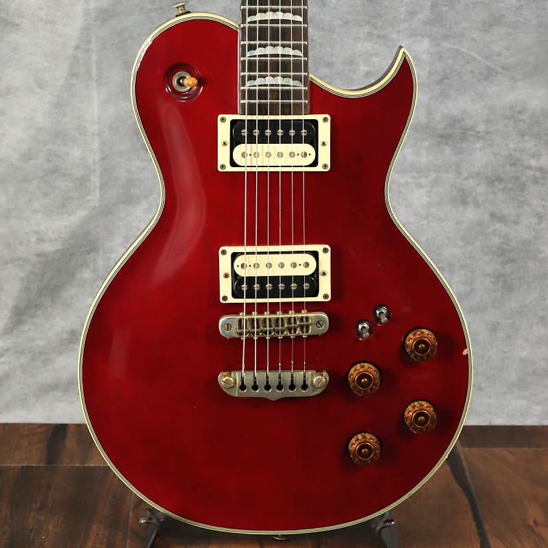 Aria Pro II 1982 PE R80 See through Red (07/31) | Reverb Canada