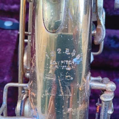Vintage Sax Elkhart Ind  BUESCHER Low Pitch True Tone 1920s image 6