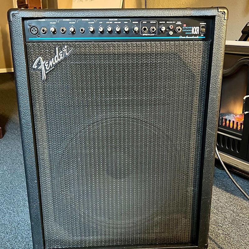 Vintage Fender KXR 100 1990's black Reverb