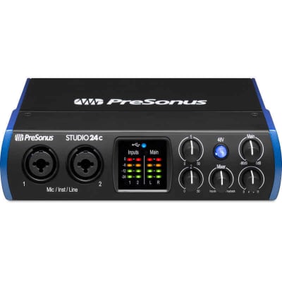 PreSonus Studio 24C USB-C Audio/MIDI Interface image 2
