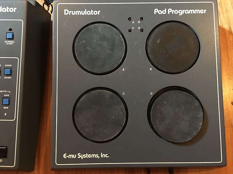 E-MU Systems Drumulator Pad Programmer newest Emulator 1983 USA Drumcomp