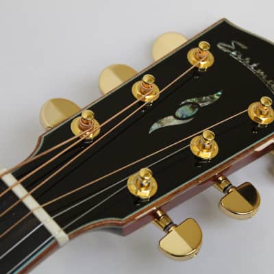 Eastman AC522CE Grand Auditorium Acoustic-Electric Guitar, Gold Burst image 11